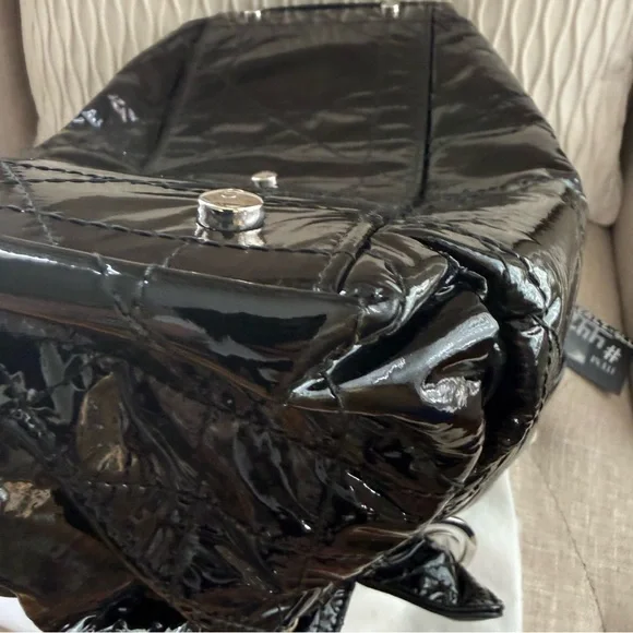 Christian Dior Le Trente Cannage Black Patent Hobo Bag - Like New - Picture 13 of 14